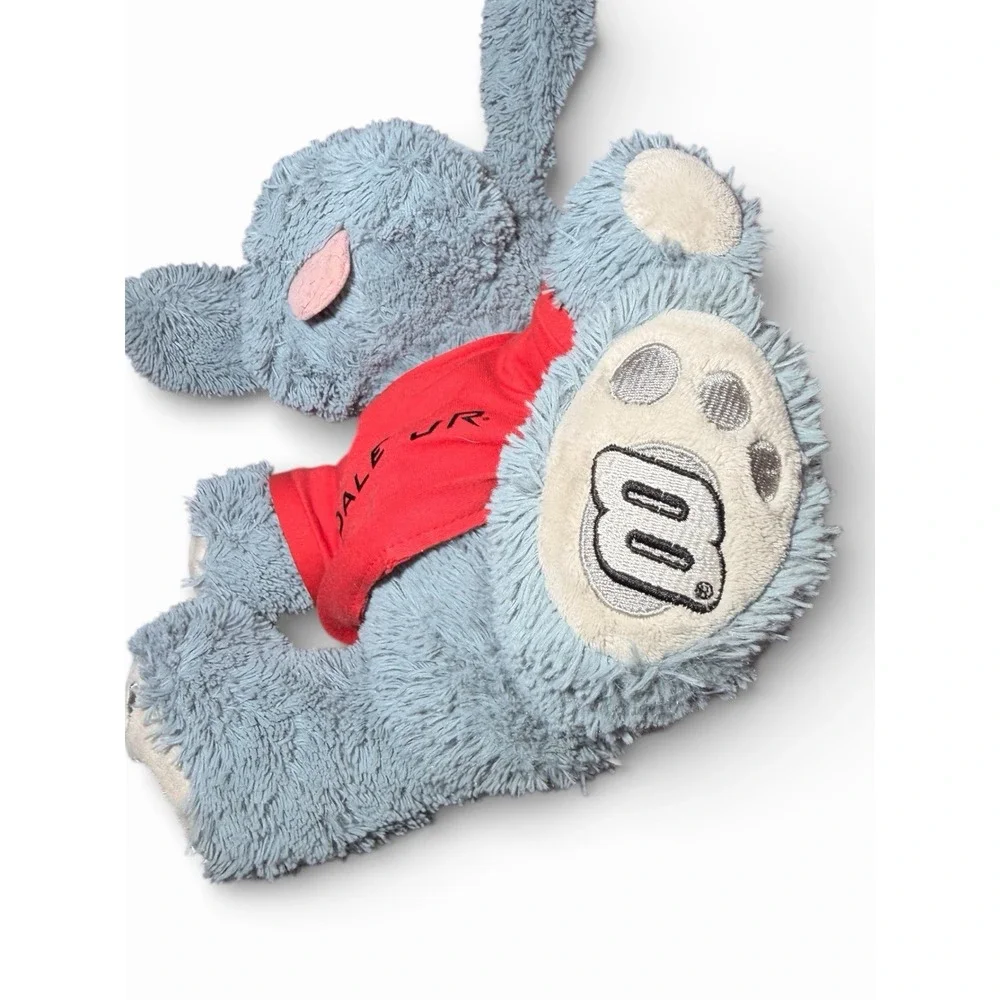 Dale‎ Earnhardt Jr Nascar #8 Gray Plush Dog stuffed Animal 11